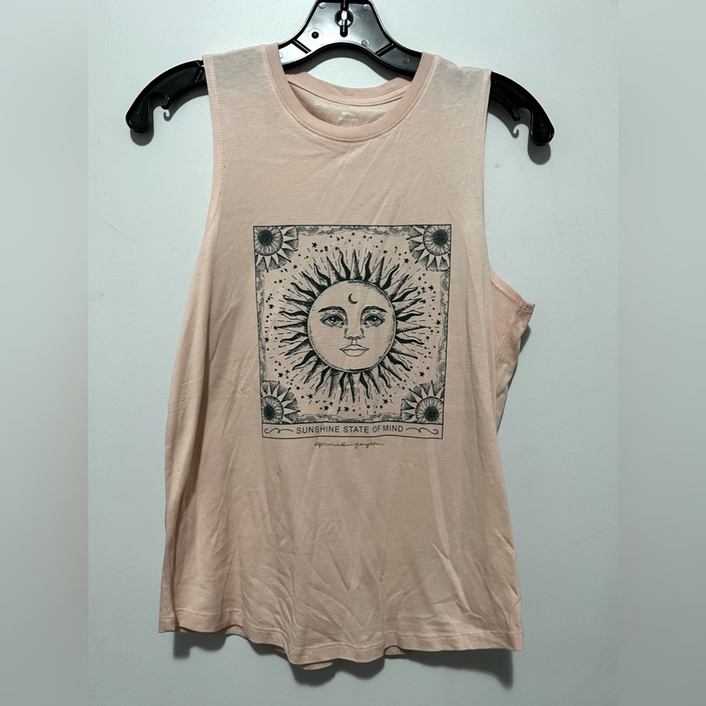 🌸Spiritual Gangster🌸 NWOT Graphic Muscle Muscle T